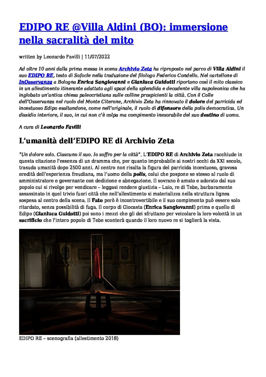 archivio zeta